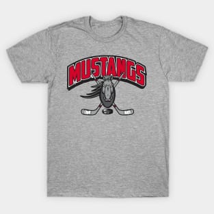 Mustangs Hockey Logo T-Shirt